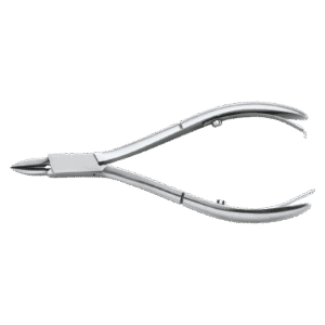 Apvalėjančios ir ilgos nagų kampų žnyplės Gerlach Technik 477, ilgis 11,5 cm , asšmenys 15.0 mm