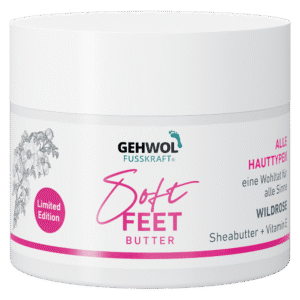 Gehwol Fusskraft Soft Feet Butter pėdų sviestelis "Laukinė rožė"